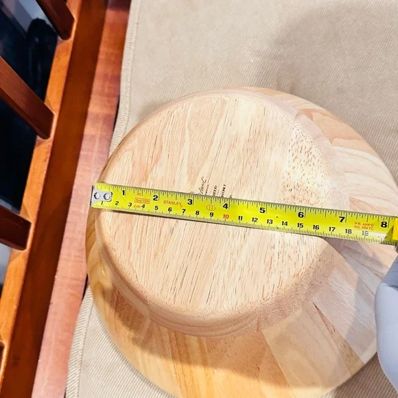 Hearth & Hand Natural Rubberwood Bowl - Picture 8 of 9